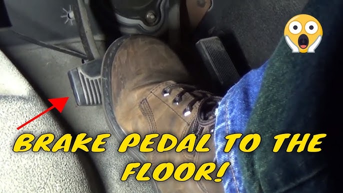 Brake Pedal Goes To Floor When Engine Running