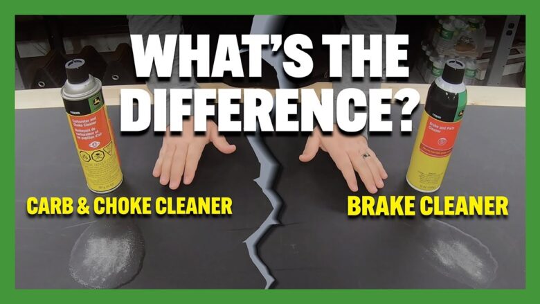 Carb Cleaner Vs Brake Cleaner