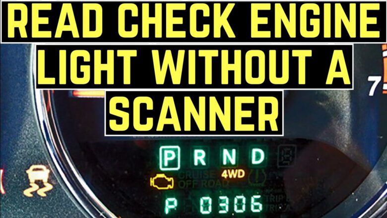 How To Check Engine Light Codes Without A Scanner