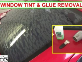 How To Remove Window Tint Glue