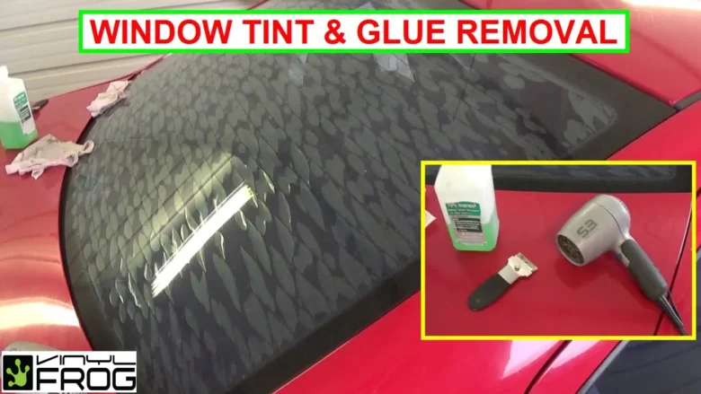 How To Remove Window Tint Glue