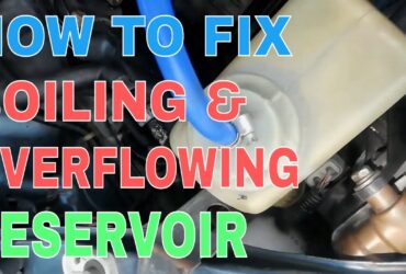 How to fix when a coolant blows out of reservoir