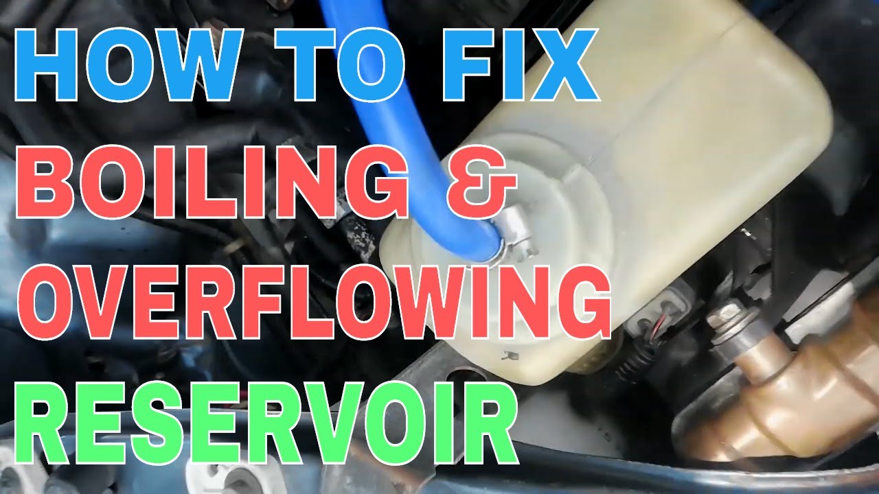 How to fix when a coolant blows out of reservoir